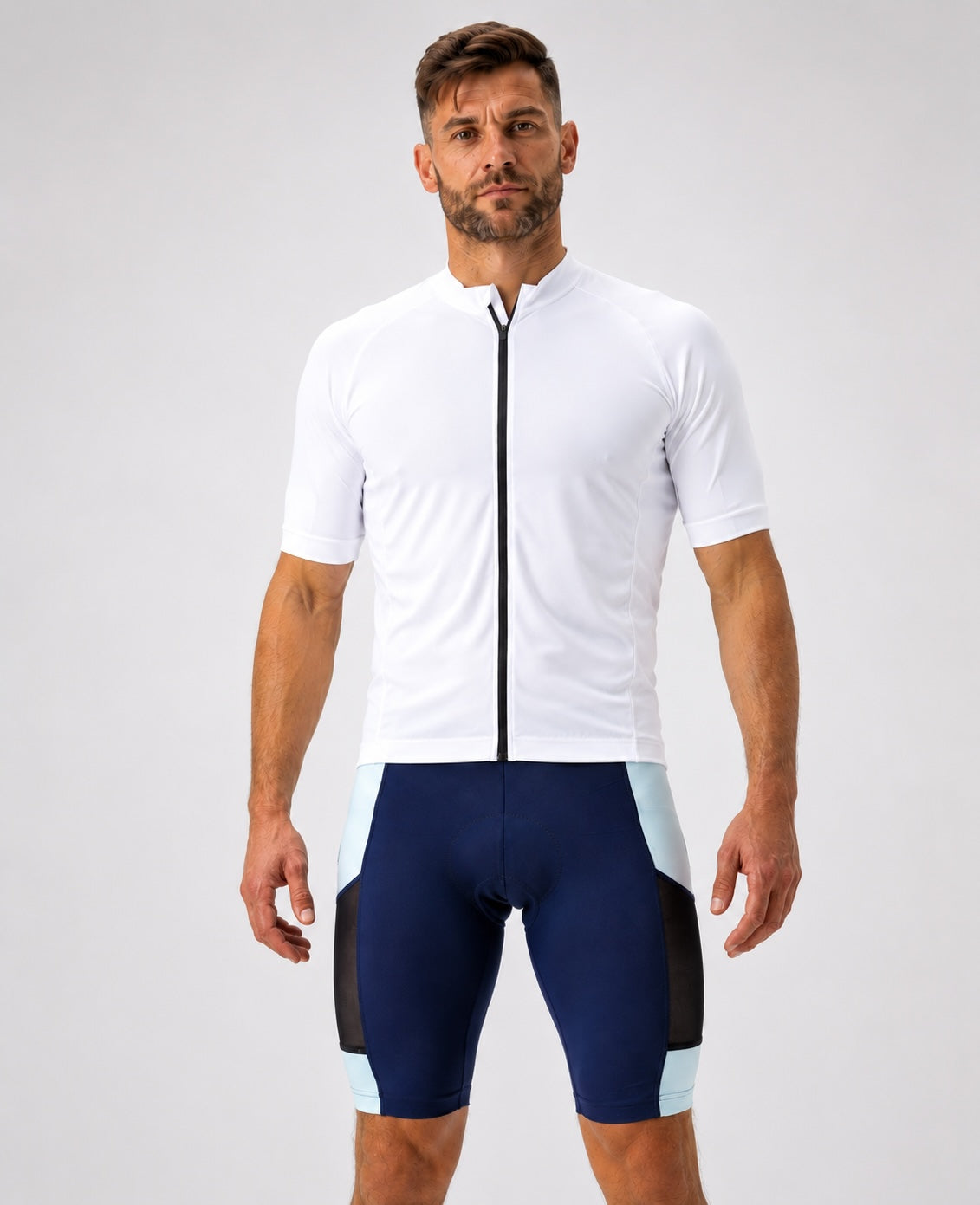 Herren Laufhose Tight Kurz Pro Team Navy Blau