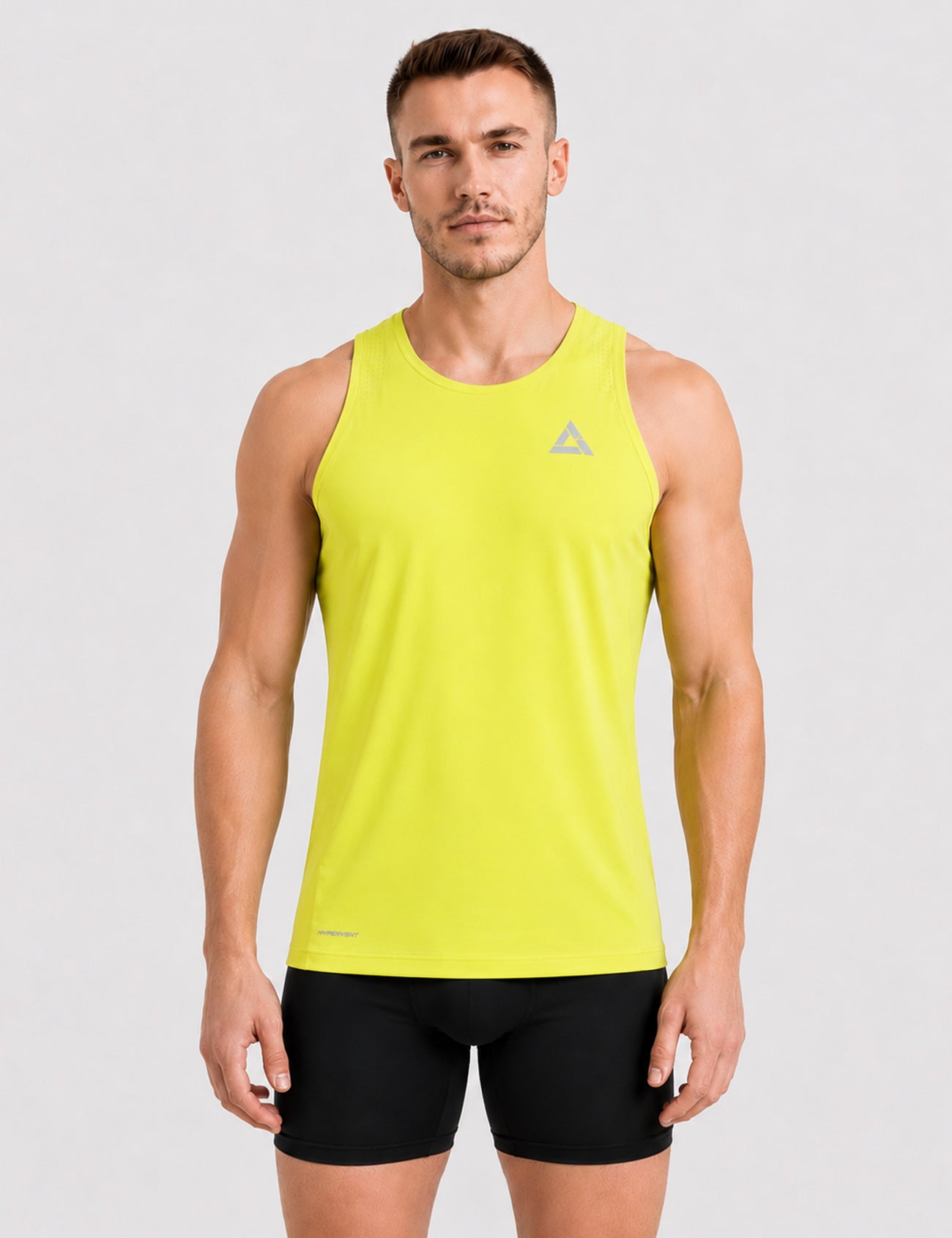 Herren Laufshirt Ärmellos Kurzarm Running Tank-Top Pro Line II Pear