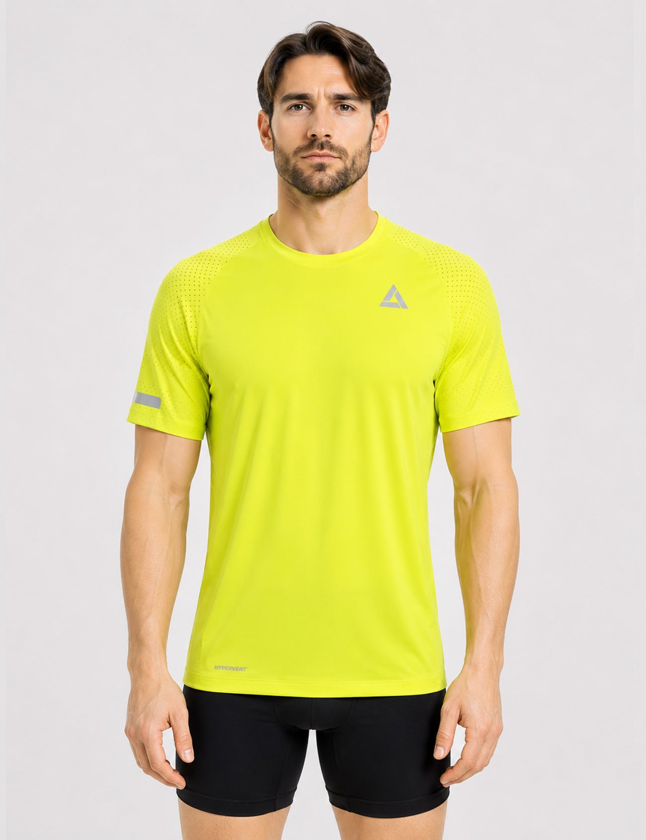 Herren Funktions Laufshirt Kurzarm Running Shirt Pro Line II Pear
