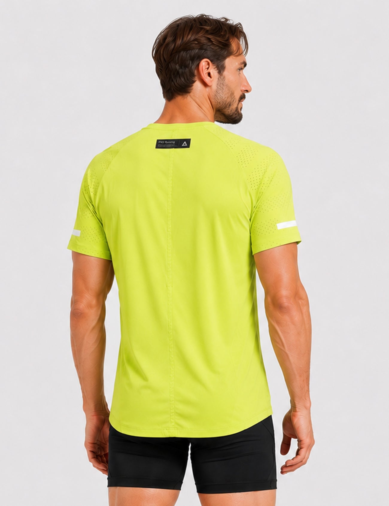 Herren Funktions Laufshirt Kurzarm Running Shirt Pro Line II Pear