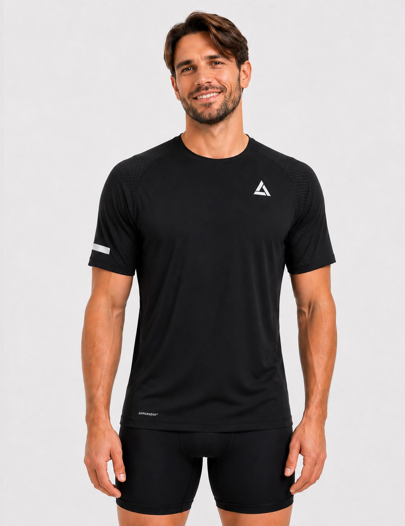 Herren Funktions Laufshirt Kurzarm Running Shirt Pro Line II Slate