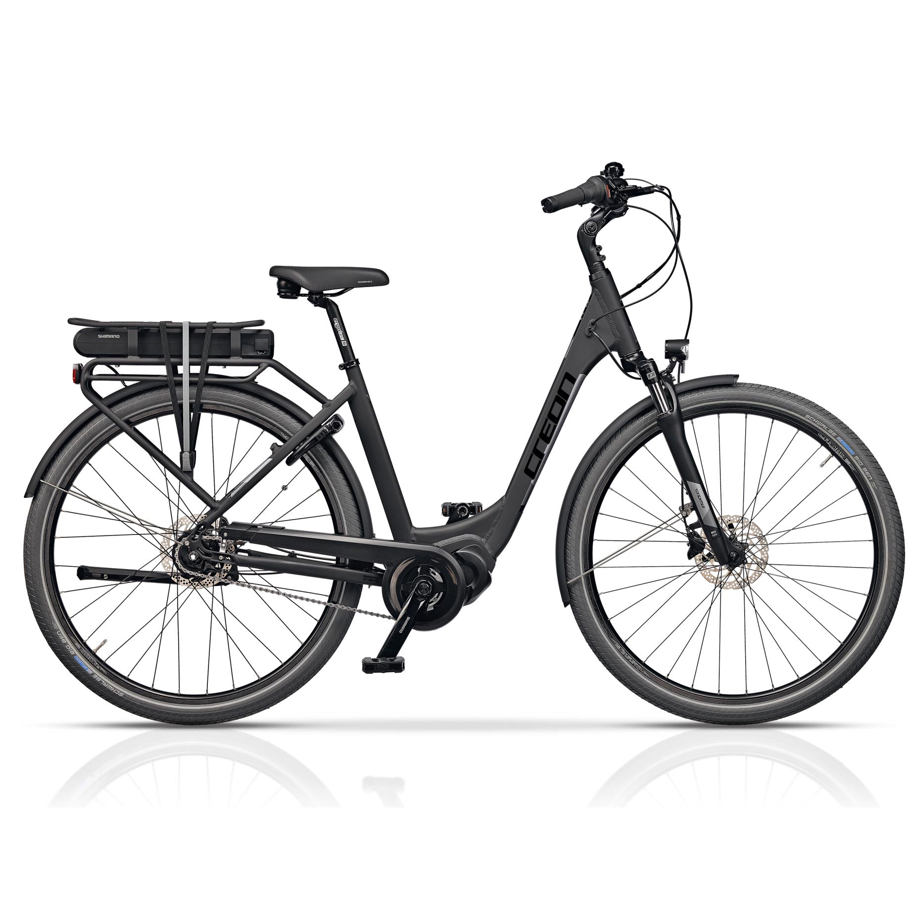 28" E-Bike City Fahrrad LS V-TRON RD WAVE RACK SHIMANO STEPS E-6100 418Wh 7 GANG SHIMANO NEXUS